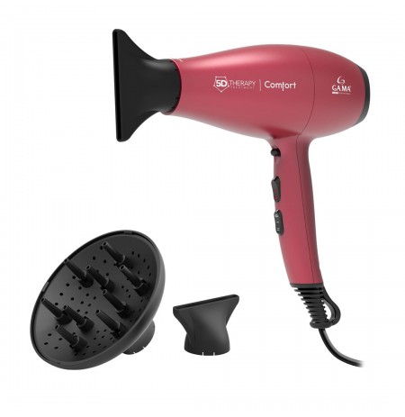 GA.MA 5D Therapy Comfort Halogen hair dryer 2200 W Red