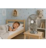 BLOW 12"/30cm 50W Silver Metal Desk Fan