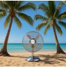 BLOW 12"/30cm 50W Silver Metal Desk Fan