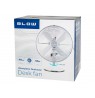 BLOW 12"/30cm 50W Silver Metal Desk Fan