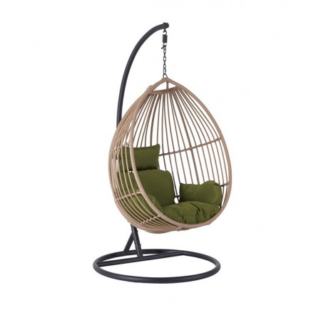 Hanging chair dark brown
