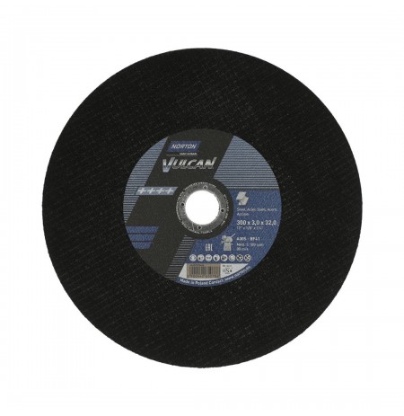 NORTON VULCAN cutting disc 300 x 3.0 x 32mm A30S FOR METAL /10pcs+1 FREE