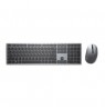Dell Premier Multi-Device KM7321W Belaidė klaviatūra + pelė, RF Wireless + Bluetooth, US, Titan grey