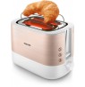 Philips Viva Collection HD2638/11 toaster 7 2 slice(s) 950 W Rose gold, White