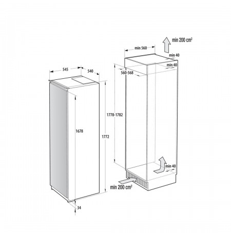 Gorenje  RI517E41WF BK070