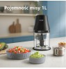 Philips HR1501/00 electric food chopper 1 L 450 W Black