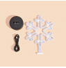 Manta SNL84WH  lamp Light decoration Snowflake