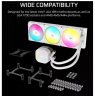 Corsair Liquid CPU Cooler | 360 RS ARGB | White