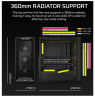Corsair PC Case | 3200D RS | Black | Mid-Tower