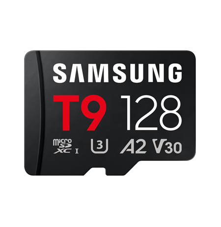 Samsung T9 | MicroSD Card | 128 GB | microSDXC | Flash memory class U3, V30, A2