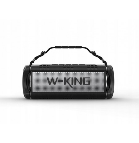 Belaidė „Bluetooth“ kolonėlė W-KING D8, juoda ir sidabrinė