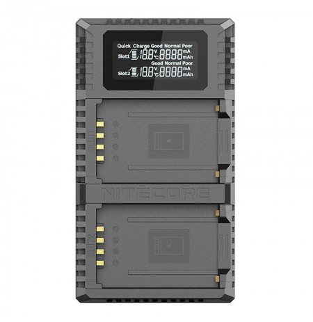 Nitecore FX2 Pro Dual Charger for Fujifilm NP T125