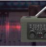 Hawk HWRDI410GN Radio Solar Dynamo With Flashlight