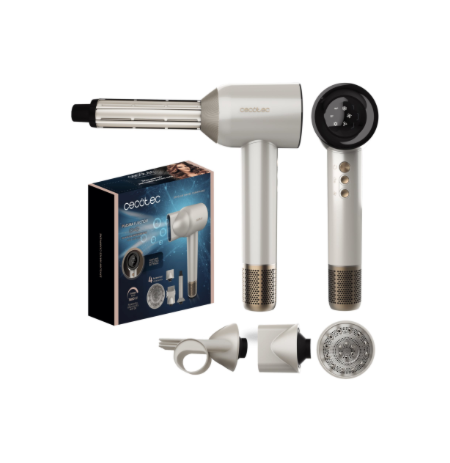 Cecotec Hair dryer | DryGlam Waves Champagne | 1600 W | Number of temperature settings 3 | Ionic function | Champagne | Diffuser