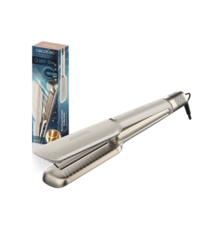 Cecotec Hair Straightener | Air Lisse Champagne | Ceramic heating system | Ionic function | Temperature (max) 230 °C | Temperat
