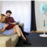 Cecotec EnergySilence 500 | Pedestal Fan | Stand Fan | 40 W | Diameter 40 cm | Number of speeds 3 | Oscillation | White