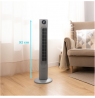 Cecotec EnergySilence 800 Skyline Smart | Tower Fan | Stand Fan | 60 W | Diameter 27 cm | Number of speeds 3 | Oscillation | Rem