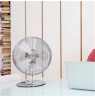 Cecotec EnergySilence 620 RetroDesk | Desktop Fan | Table Fan | 40 W | Diameter 30 cm | Number of speeds 3 | Oscillation | Silve