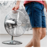 Cecotec EnergySilence 620 RetroDesk | Desktop Fan | Table Fan | 40 W | Diameter 30 cm | Number of speeds 3 | Oscillation | Silve