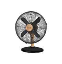 Cecotec EnergySilence 600 WoodDesk | Desktop Fan | Table Fan | 40 W | Diameter 30 cm | Number of speeds 3 | Oscillation | Beige