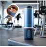 Cecotec Blender | Power Titanium Shake2Go | Portable | 180 W | Jar material BPA-free | Jar capacity 0.6 L | Dark Steel