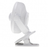 Adler Rechargeable fan with clip | AD 7335 | Table Fan | 6 W | Diameter 12.7 cm | Number of speeds 3 | Oscillation | White