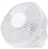 Adler Rechargeable fan with clip | AD 7335 | Table Fan | 6 W | Diameter 12.7 cm | Number of speeds 3 | Oscillation | White