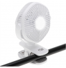 Adler Rechargeable fan with clip | AD 7335 | Table Fan | 6 W | Diameter 12.7 cm | Number of speeds 3 | Oscillation | White