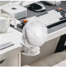 Adler Rechargeable fan with clip | AD 7335 | Table Fan | 6 W | Diameter 12.7 cm | Number of speeds 3 | Oscillation | White
