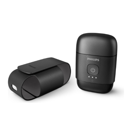 Philips Compact Shaver | S591/05 500 Series | Operating time (max) 40 min | Wet & Dry | Lithium Ion | Metallic Black