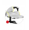 Huzaro FORCE 4.7 PC gaming chair Bucket (cradle) seat White