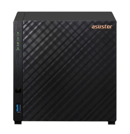 Asustor AS1204T NAS Tower Realtek RTD1619B 1 GB DDR4 0 TB ADM Black