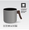 Milk cooking pot 1.8L MR-1211-14M MAESTRO grey