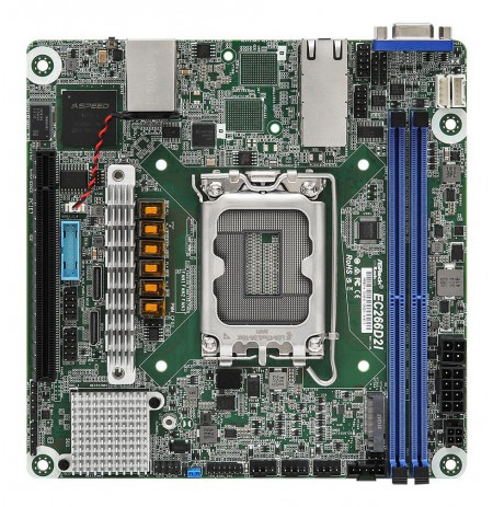 Asrock EC266D2I motherboard Intel C266 LGA 1700 mini ITX