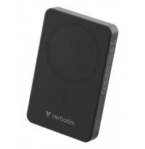 Verbatim 32227 Charge 'n' Go Essentials Magnetic Wireless Išorinė baterija Power Bank 10000mAh Juoda