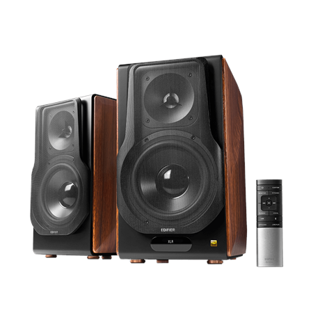 Edifier Premium 2.0 Speaker System | S3000MK II | Bluetooth | Wireless connection | Brown