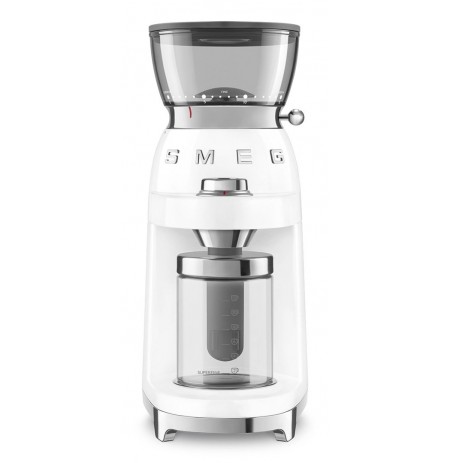 Smeg Kaffeem?hle CGF03WHEU, 15 Mahlgrade, 240g Bohnenbeh., 150W, Wei?