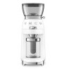 Smeg Kaffeem?hle CGF03WHEU, 15 Mahlgrade, 240g Bohnenbeh., 150W, Wei?