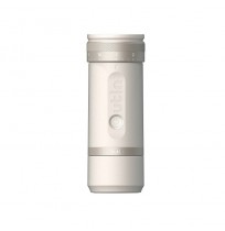 Portable electric coffee grinder OutIn Fino Sandstone White