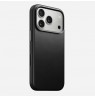 NOMAD Traditional Leather Case - leather case for iPhone 17 Pro compatible with MagSafe (black)