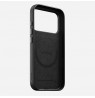 NOMAD Traditional Leather Case - leather case for iPhone 17 Pro compatible with MagSafe (black)