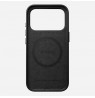 NOMAD Traditional Leather Case - leather case for iPhone 17 Pro compatible with MagSafe (black)