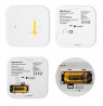 Qoltec 52577 Wireless Carbon monoxide (CO) sensor with battery | sensor service life 10 years | alarm 85dB | LED