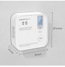 Qoltec 52577 Wireless Carbon monoxide (CO) sensor with battery | sensor service life 10 years | alarm 85dB | LED