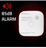 Qoltec 52579 Wireless smoke detector with battery | Tuya | Wi-fi | sensor service life 10 years | alarm 85dB | LED