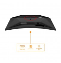 AOC 81,3cm (31,5") C32G4Z 16:09 HDMI+DP+USB  Curved Bl/red