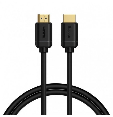 Kabelis HDMI-HDMI BASEUS CAKGQ-A01 (1.0m, HDMI 2.0, juodas, 4K 60Hz)
