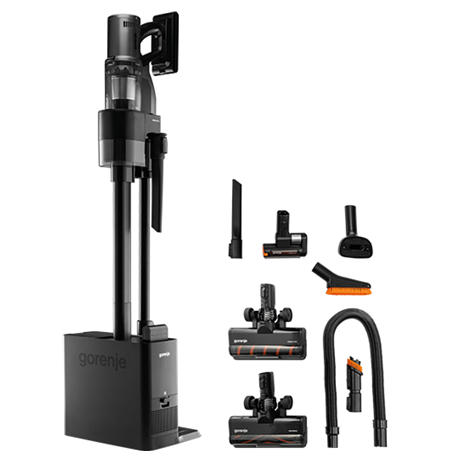 Gorenje Vacuum cleaner | SVC296749NEBL | Cordless operating | Handstick 2in1 | 550 W | 29.6 V | Anthracite | Operating time (max
