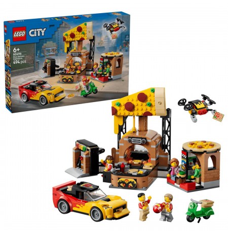 LEGO City 60496 - Pizza Delivery with Vehicles