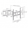 Sunne 37-63-EA2 TV Bracket, 200 x 200,300 x 300,400 x 200,400 x 400,600 x 400 mm
